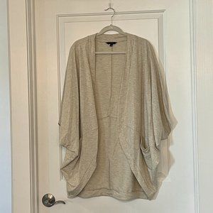 Banana Republic French Terry Cocoon Knit Wrap Cardigan